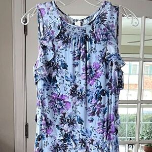 Sundance lilac floral print dress